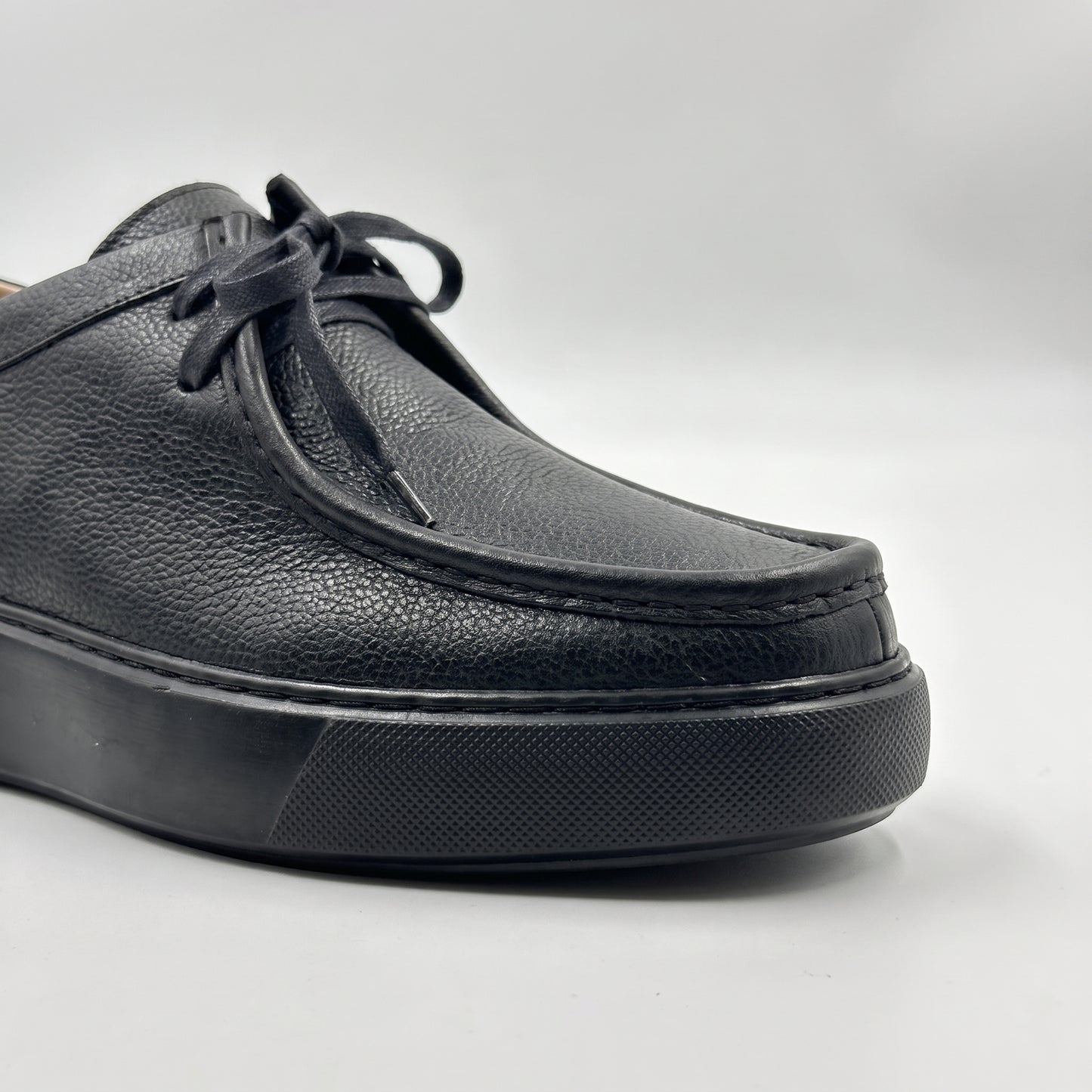 Derby Cuir Grainé Plateforme