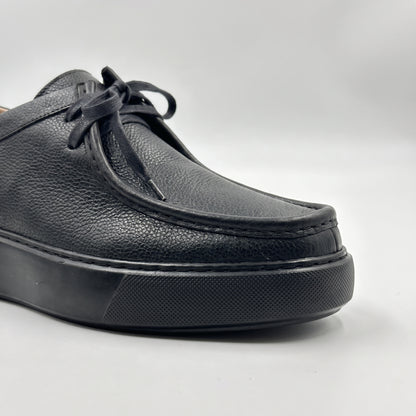 Derby Cuir Grainé Plateforme