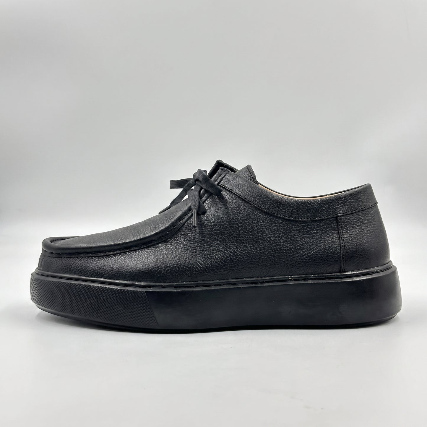 Derby Cuir Grainé Plateforme