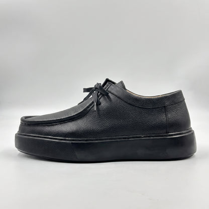 Derby Cuir Grainé Plateforme